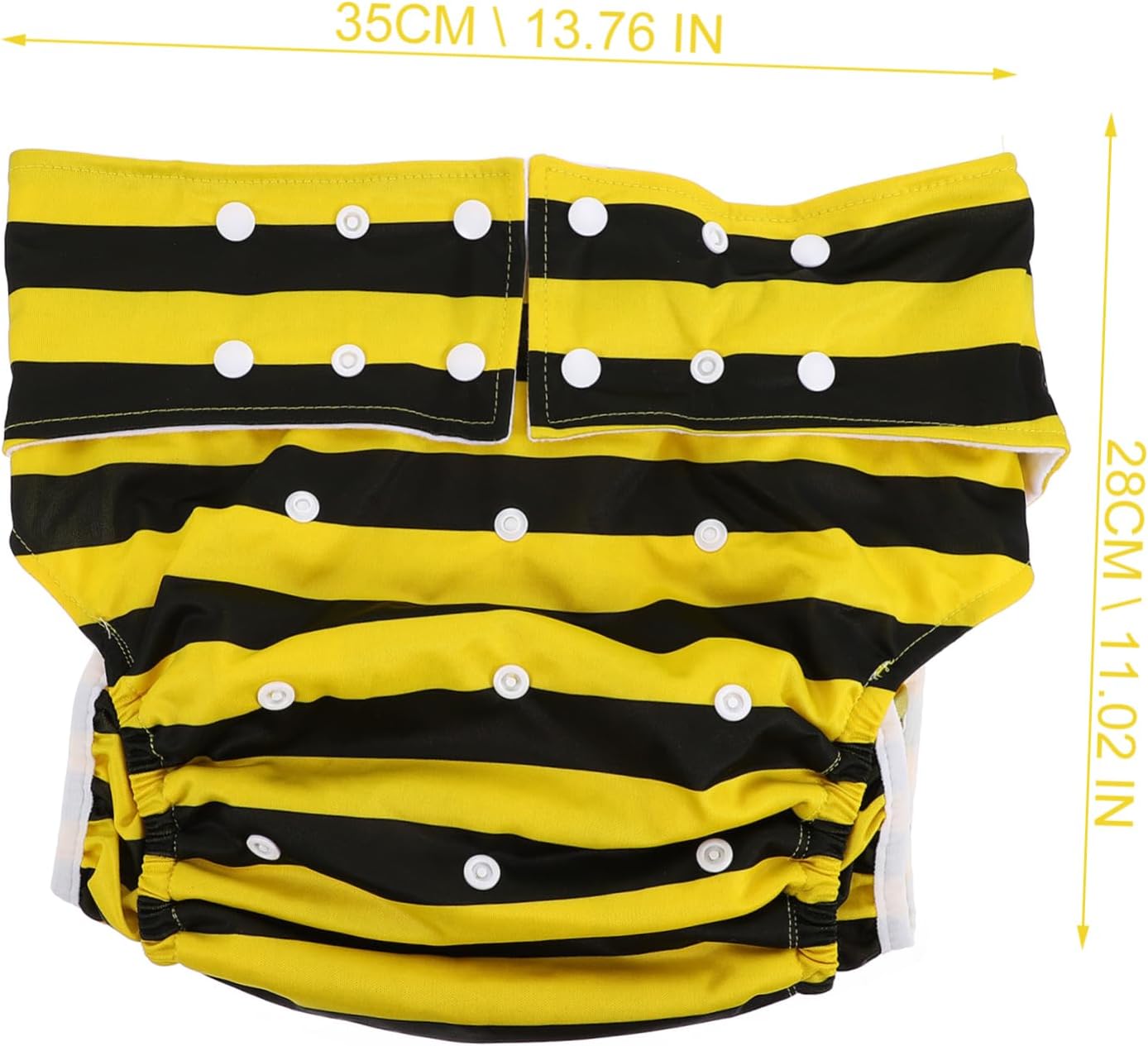 Ipetboom Leakproof Adult Diaper Washable for Men Women Elderly Rows Snap Buttons Cloth Diaper Liners