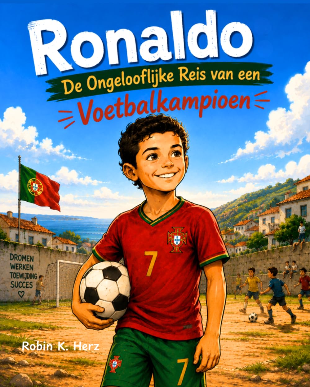 Ronaldo: De Ongelooflijke Reis van een Voetbalkampioen: Geïllustreerd boek voor kinderen