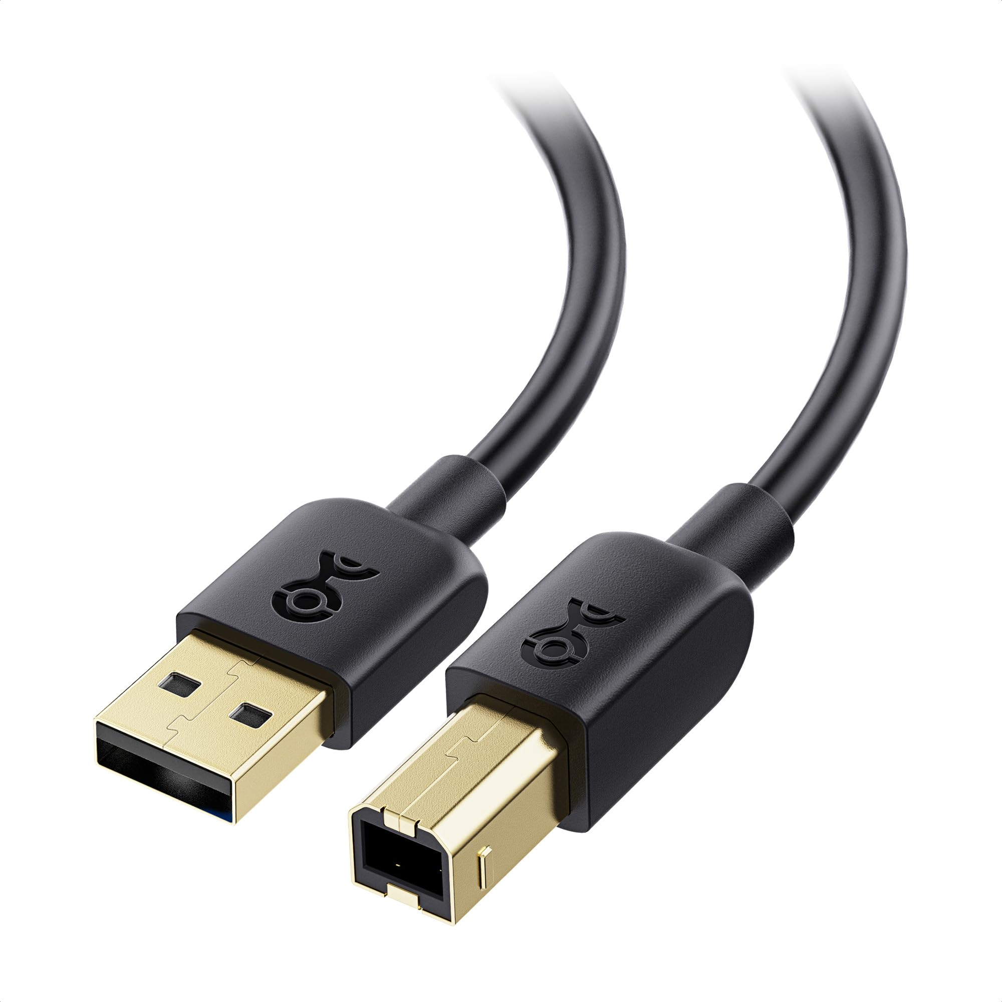 Cable Matters USB Printer Cable - 6ft, USB A to B Cable, Compatible with Printer, External Hard Drive, Audio Interface, Scanner, MIDI Controller, MIDI