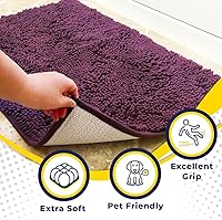 Vista 62 de Muddy Mat Tapete súper absorbente para interiores, de microfibra de secado rápido, antideslizante, para puerta principal, lavable a máquina