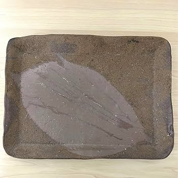 逸品　備前焼　稲荷作　長方皿/ 備前長皿、盛皿 Amazon.co.jp: 逸品 備前焼 稲荷作 長方皿/備前長皿、盛皿