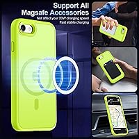 Vista 422 de MOCCA - Funda magnética resistente para iPhone XR de 6.1 pulgadas, compatible con MagSafe, funda con protección contra caídas de grado militar