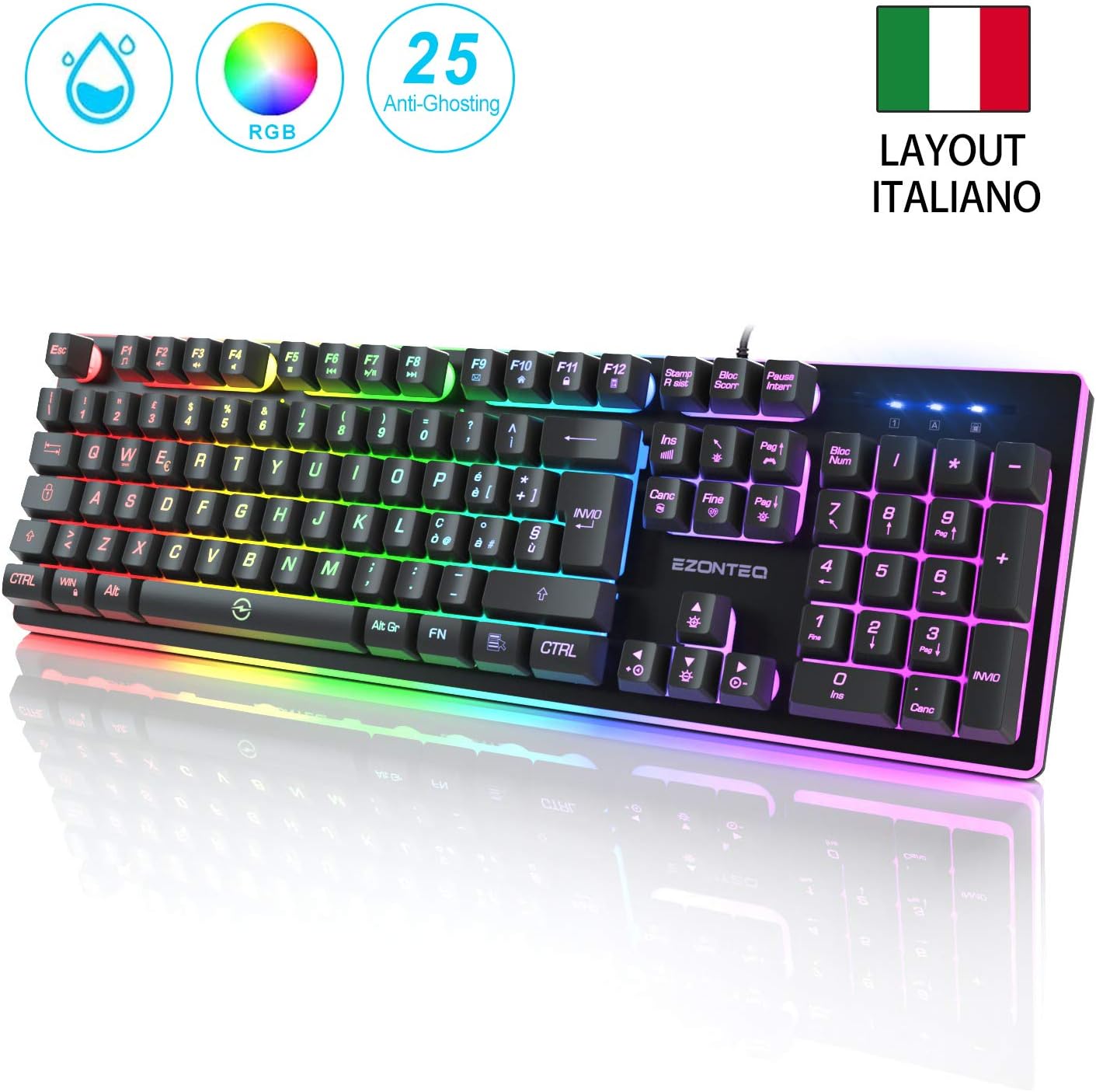 tastiere a led retroilluminate