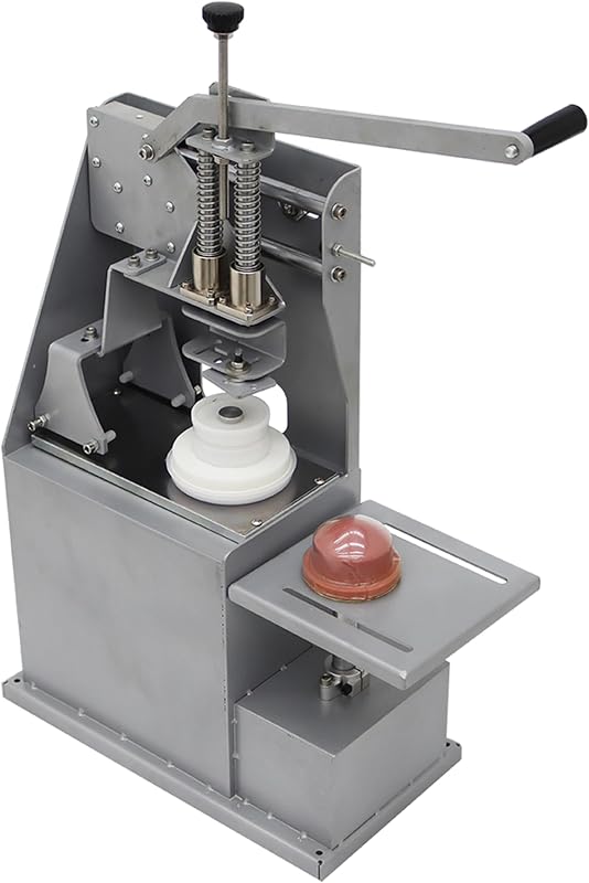 TECHTONGDA Impresora manual de tampón Máquina de impresión de un solo color con vaso de tinta sellado Φ3.54 Mesa de trabajo ajustable para objetos 3D Superficies curvas e irregulares para máx. Longitud 5.9" Tazas Bolígrafos Juguetes