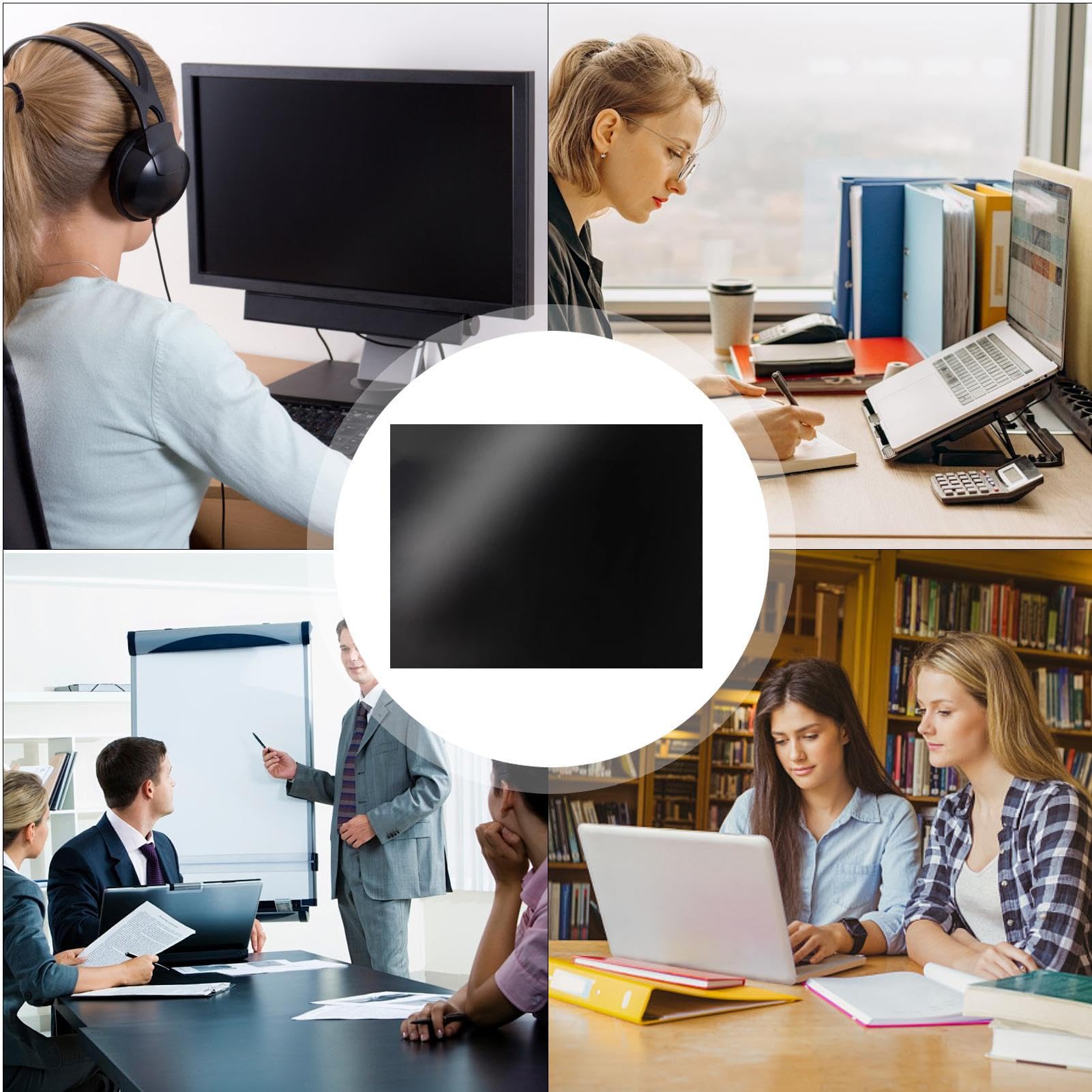 Protezione Visiva Per Computer Portatile - Schermo Di Sicurezza Grande Schermo | Pellicola Riservata Anti-sguardo, Protezione Dei Dati, Cornici Ideali, Indipendenti, Camere Di Classe, Librerie, Tra