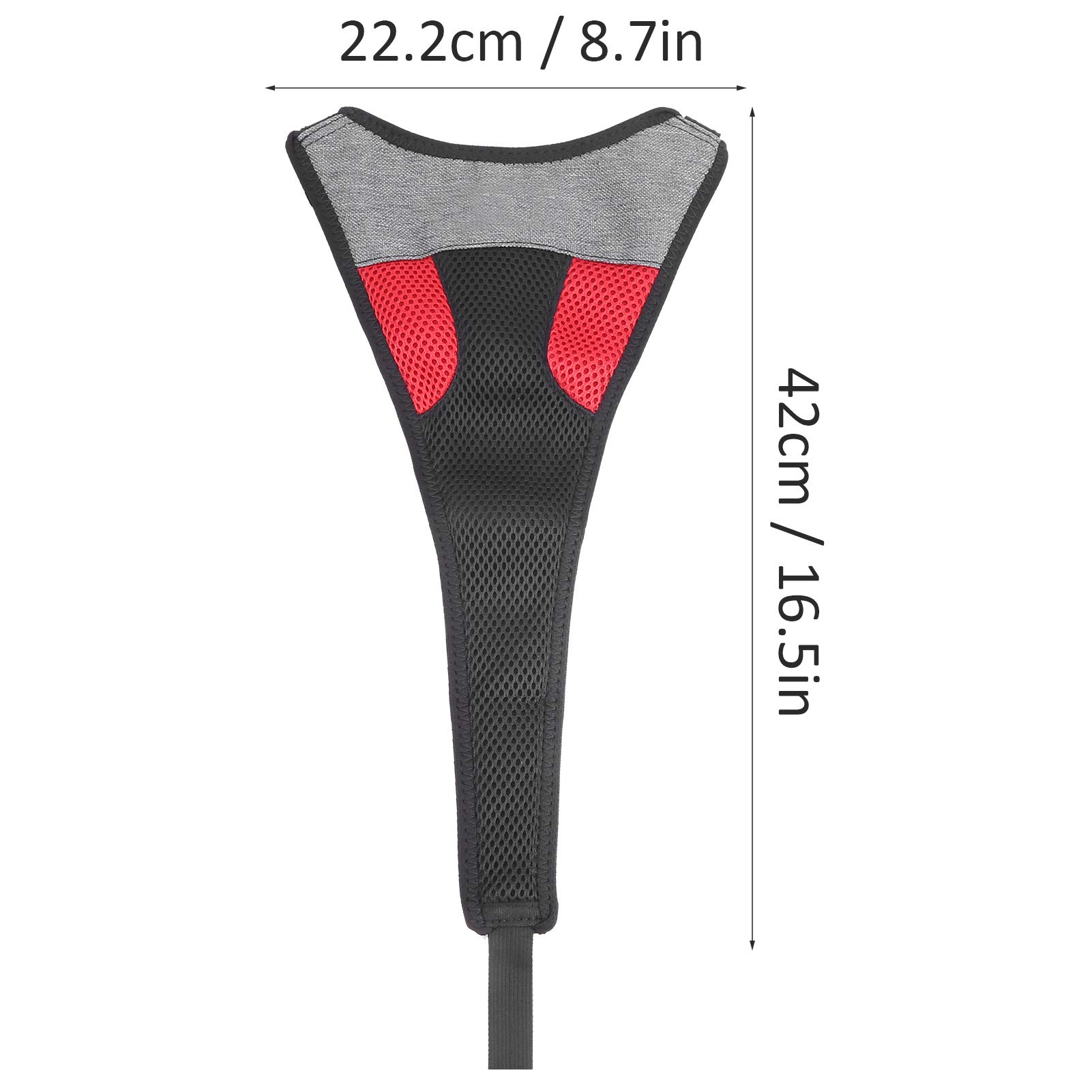 equlup Adjustable Sweat Guard, Double Layer BicycleSweatband Breathable Bikes Frame Protector Cover for Cycling Training Accessories