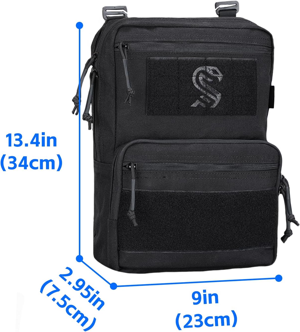 MGFLASHFORCE Tactical MOLLE Hydration Pack Lightweight Hydration Pouch 2L Water Bladder Bag for Tactical Vest Backpack - Image 2