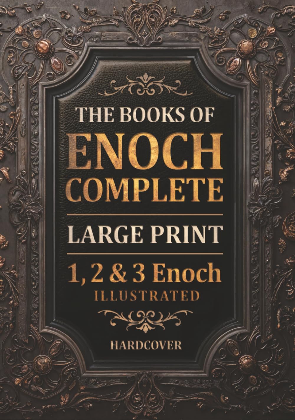 The Books of Enoch Complete | LARGE PRINT: Includes Audio, 1, 2, 3 Enoch, Commentary and Introductions (Fully Illustrated) Hardcover &ndash; Large Print, June 25, 2025
