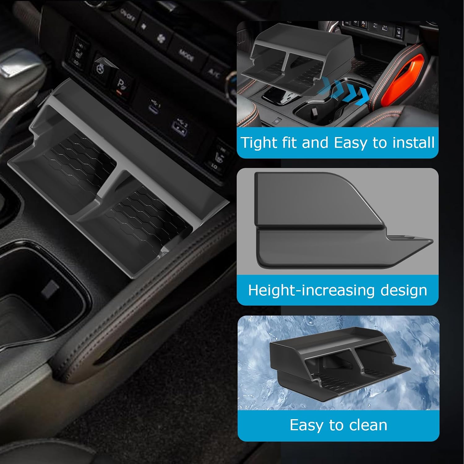 Controller Organizer for Nissan Frontier 2022-2025, Perfect fit, Durable, Center Console Organizer for Nissan Frontier Gen 3, Compatible with 2022-2025 Nissan Frontier Accessoriess