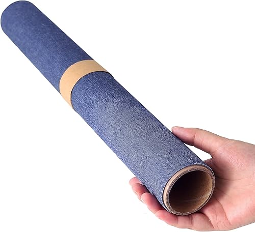 Miniatura 187 de Wooqu Paño de libro, superficie de tela y respaldo de papel, fácil de usar, fuerte, 17 x 29 pulgadas, para encuadernación de libros, marfil