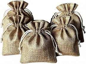 5 Natural Coloured Hessian Lavender Bags - Premium French Lavender, Moth Repellend, Sleep Aid, Freshner