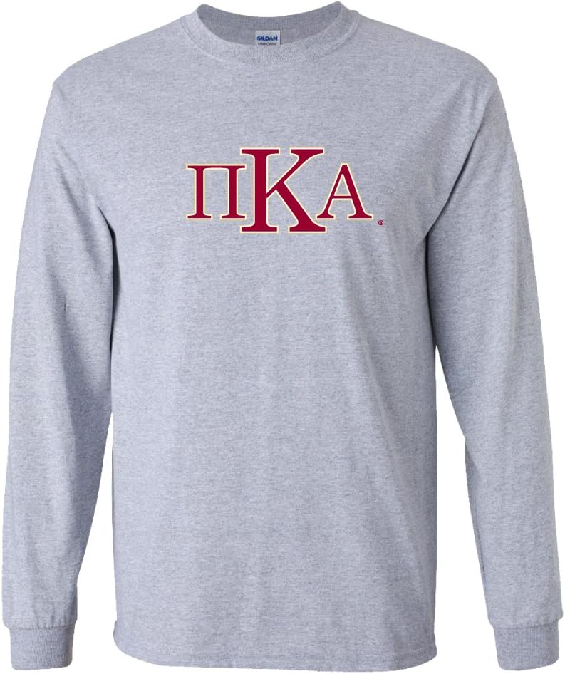 VictoryStore Apparel - Pi Kappa Alpha, Greek Letters Long Sleeve T-Shirt