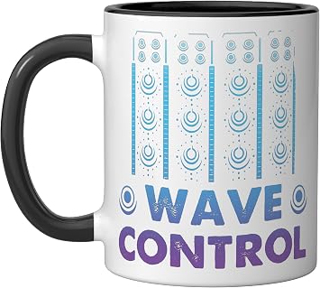 Wave Creator فني صوت مهندس صوت موسيقى كوب سيراميك، أسود/أبيض
