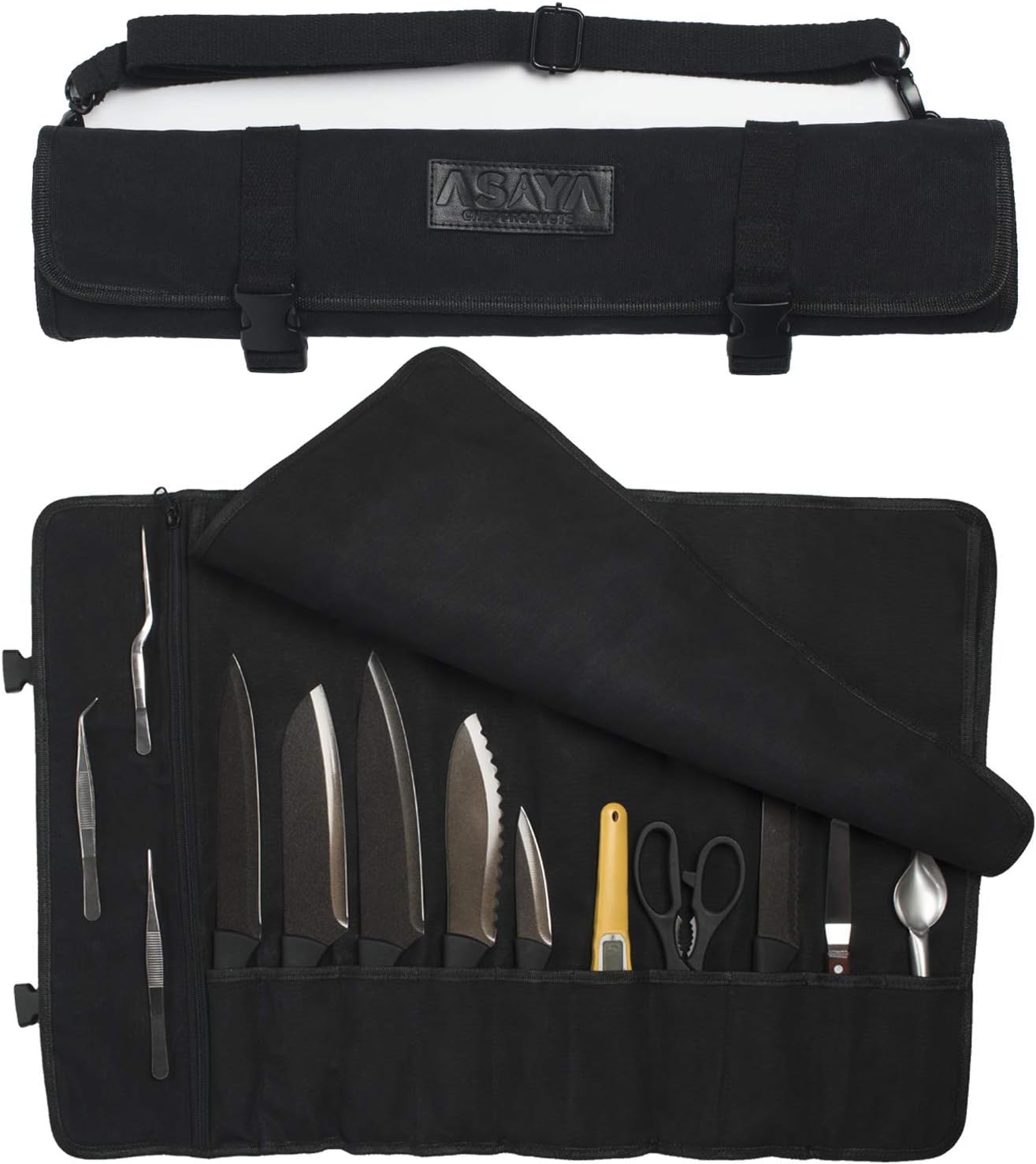 Dickies Chef Knife Roll Bag Portable Organizer and Cutlery
