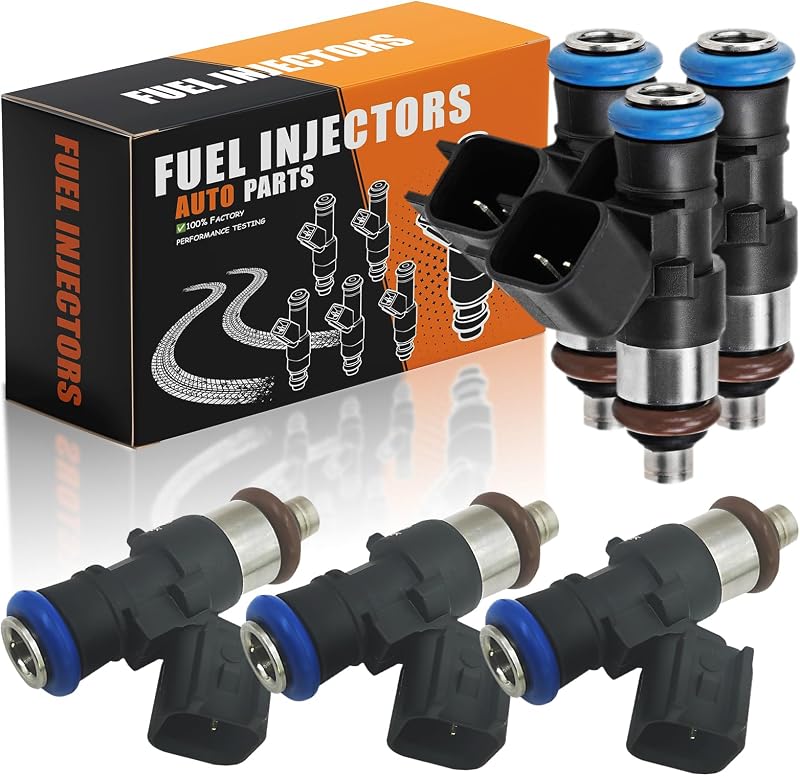 Bicos injetores de combustível SHOCKENT 0280158091 para motores Ford, Lincoln, Mercury e Mazda – Conjunto com 6 unidades