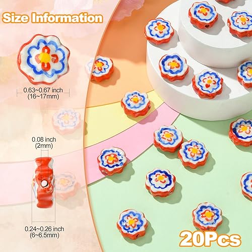 Miniatura 7 de LiQunSweet 100 cuentas de arcilla polimérica de colores surtidos hechas a mano con forma de mariposa animal para aretes, gargantilla, pulsera,