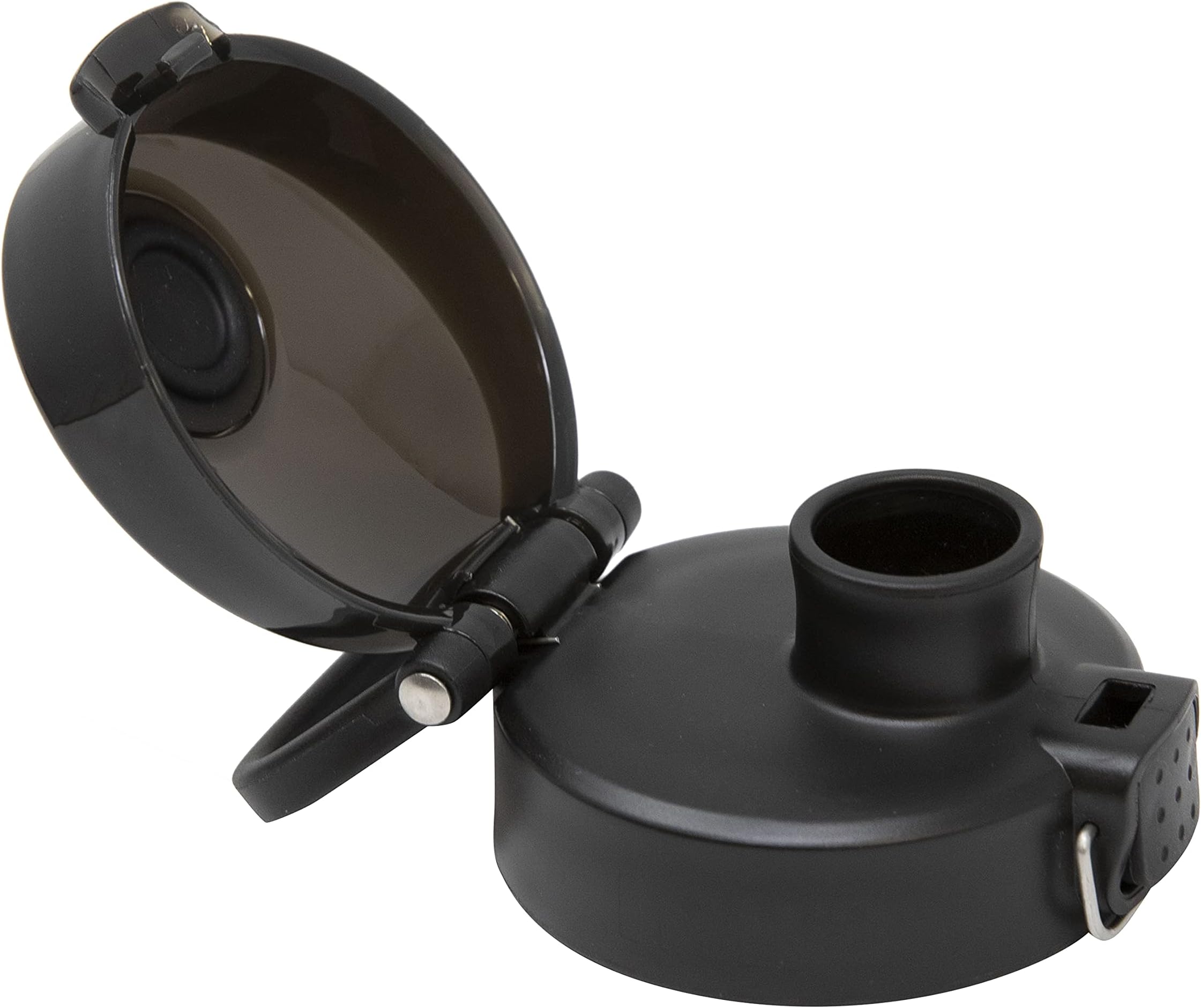 MIRA One-Touch Bottle Lid - Wide Mouth Quick-Open Cap - For use with MIRA Bottles (18, 20, 22, 24, 32, 40 oz) - Black