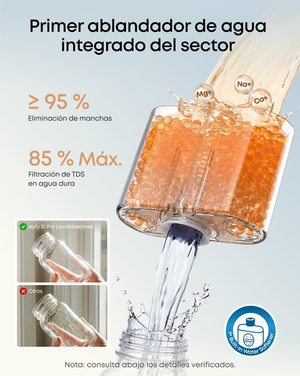 eufy S1 Pro Lavabiberones, esterilizador y secador, descalcificador de agua