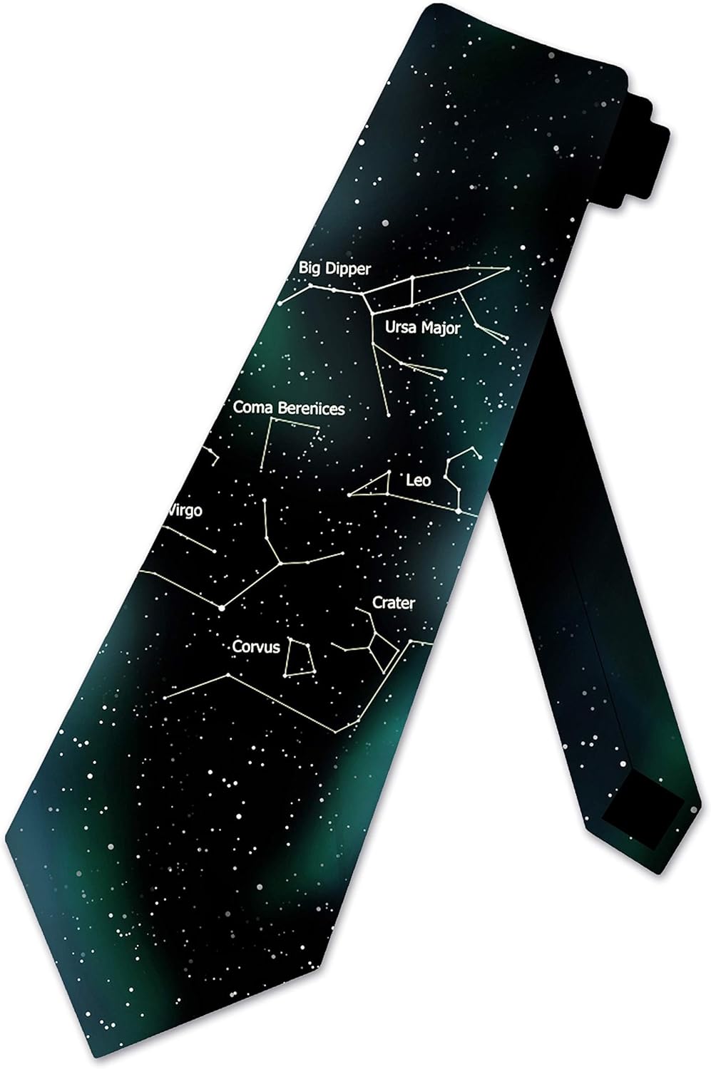 Three Rooker Space Ties Mens Summer Star Tie Astrology Constellation Necktie