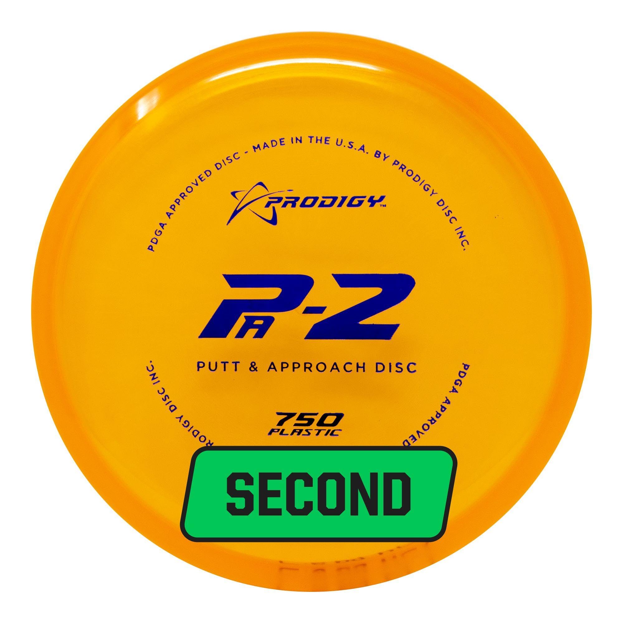 Prodigy Disc Factory Second 750 PA-2 | Stable Disc Golf Putter | Great Grip for All Conditions | Extremly Durable 750 Plastic | Perfect Disc Golf Approach Disc | Colors May Vary (170g+)