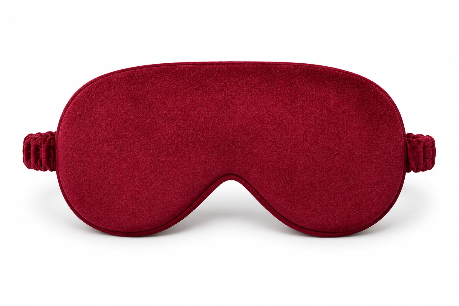 Velvet Eye Sleep Mask for Men & Women Soft Light Blocking Sleeping Eye Mask with Adjustable Strap Travel Relaxation Eye Cover for Home Flight Deep Rest (Maroon)-image-23