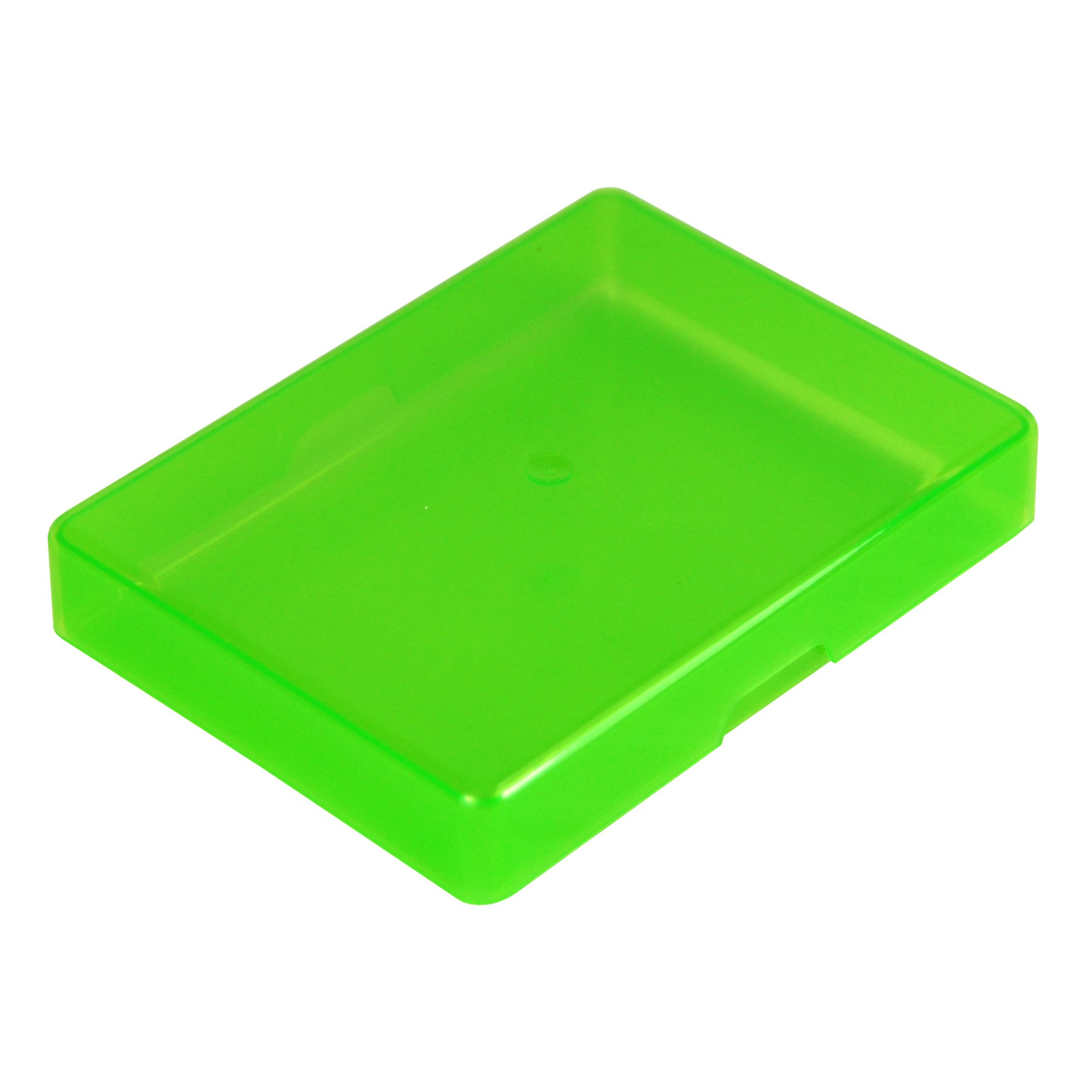 WestonBoxes Plastic Playing Card or Poker Card Storage Boxes 15mm Deep - Also Stores Magic the Gathering Cards (Green, Pack of 8)