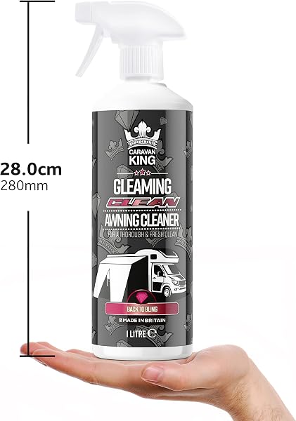 Awning & Canopy Cleaner Spray – Removes Dirt, Algae & Mould from Caravan Awnings, Tents & Outdoor Fabrics, 1L - 3