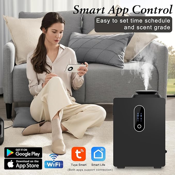 Difusor de Aromas Eléctrico HVAC 1000ml Wi-Fi 6000 Sq Ft miniatura 4