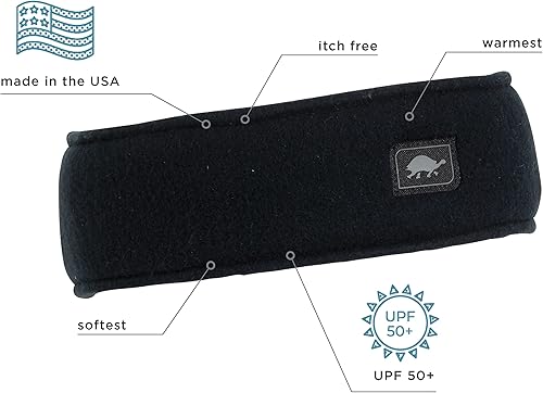 Miniatura 3 de Turtle Fur Diadema pesada de triple capa con banda de tortuga de forro polar original