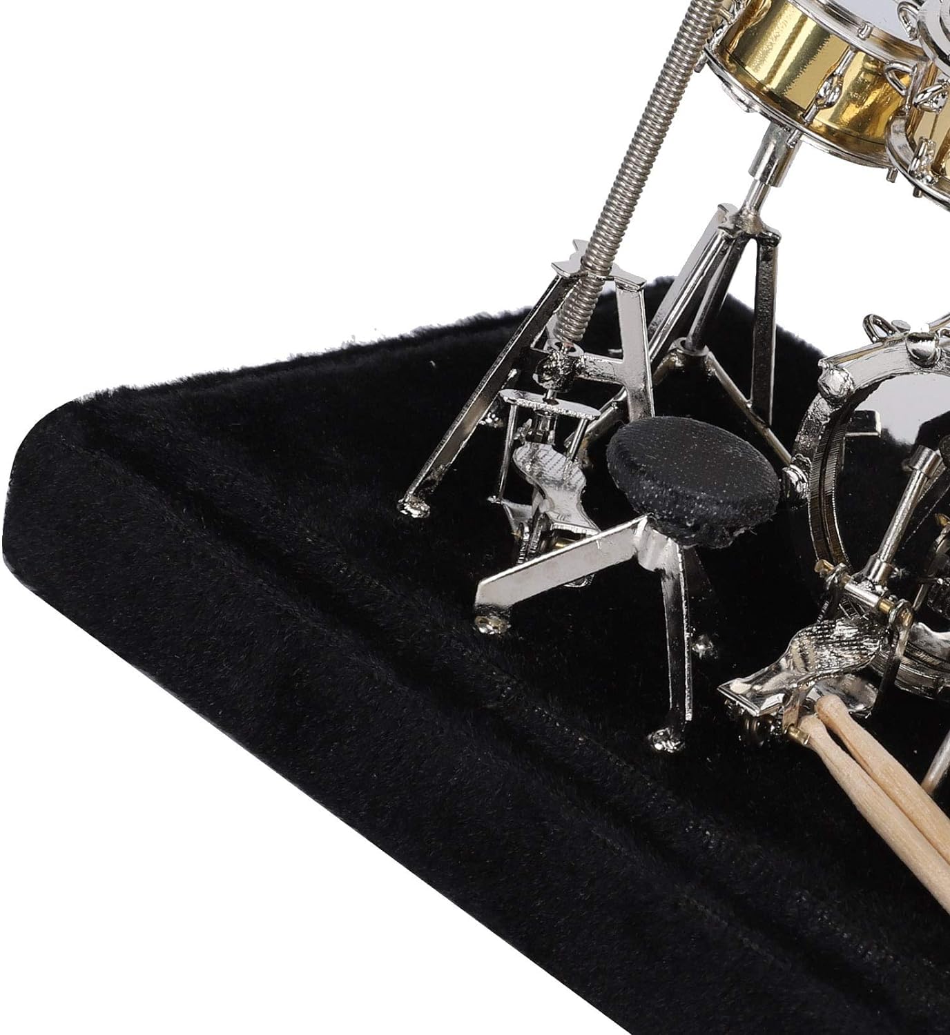 Fyearfly Miniatur Schlagzeug Modell,Miniatur Schlagzeug Deko,Musikinstrumente Für Heim Schreibtisch Dekoration Geschenk Für Weihnachten Erntedankfest Feiertage Abschlussfeier