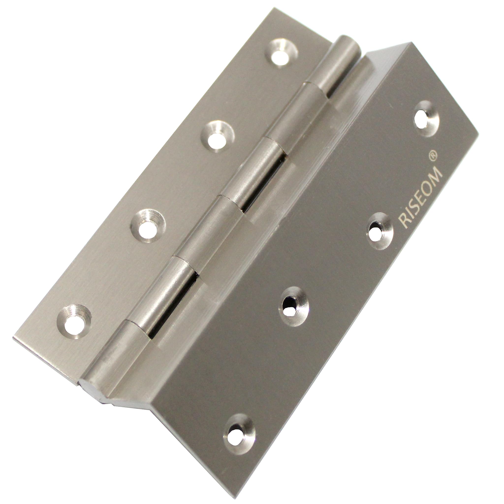 RiseOm Premium Brass Z Hinges for Cabinet Doors Heavy Duty, Corrosion-Resistant, Durable & Stylish (Pack of 3, SS-(4" x 3/4" x 19mm))-image-15