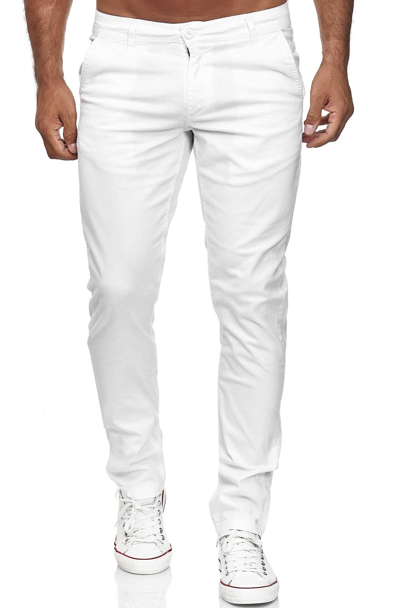 Tazzio Herren Chino 19530 – Slim Fit Stretch Chino Hose mit Baumwollmischung – Designer Freizeithose, Ganzjährig, Komfortabel