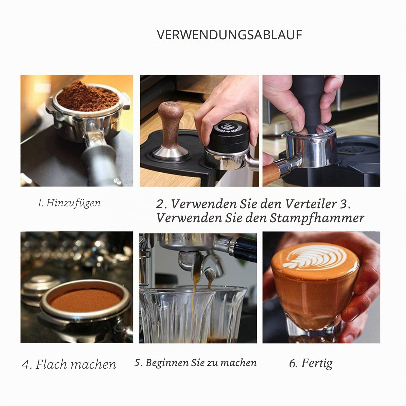 Kaffee-Siebträger, 58 mm, Einzelausguss, bodenloser Siebträger für E61, Massivholzgriff, langlebige Ohrendüse, Siebträger für Barista-Serie und Kaffee-Espressomaschine (rotes Rosenholz)