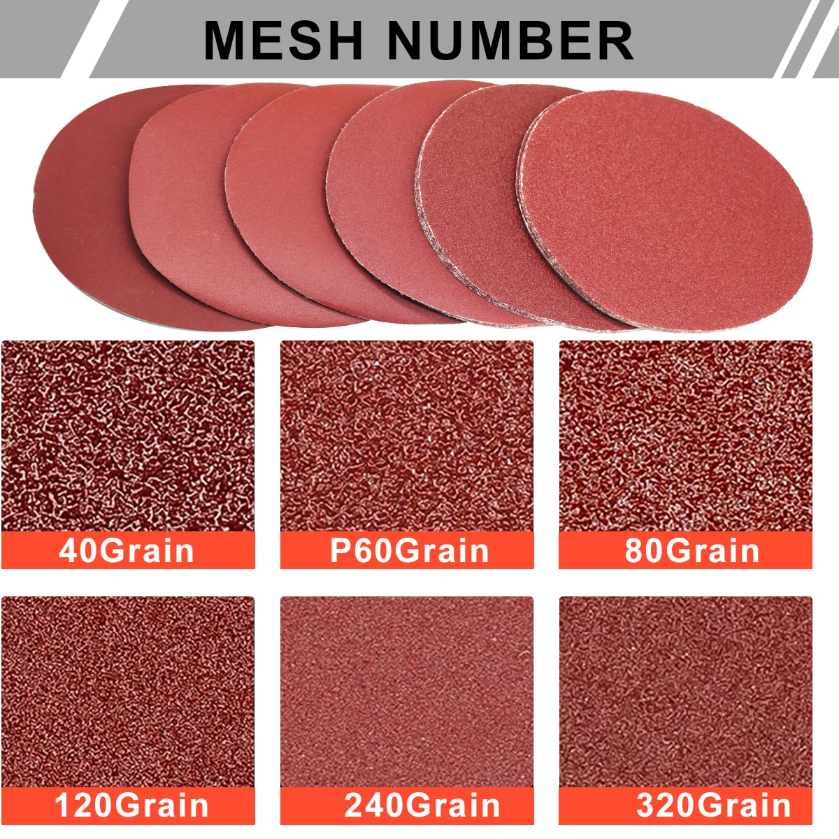 Carta Abrasiva 40 30 Dischi Abrasivi Da 225 Mm Grana 40 - Per - Foto 7