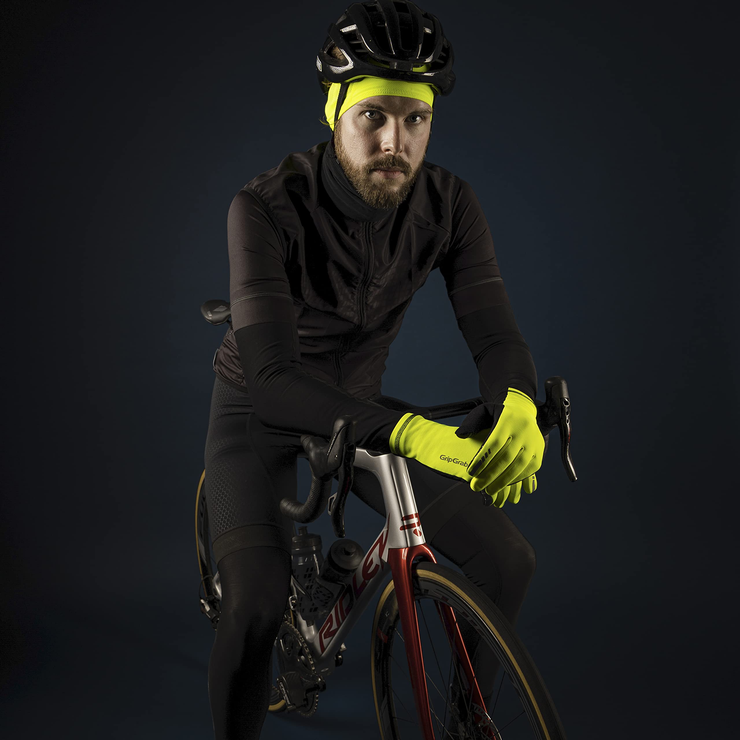 GripGrab Insulator 2 Spring-Autumn Thermal Cycling Gloves Thin Winter Road Gravel Biking Glove Warm Full Finger Liners