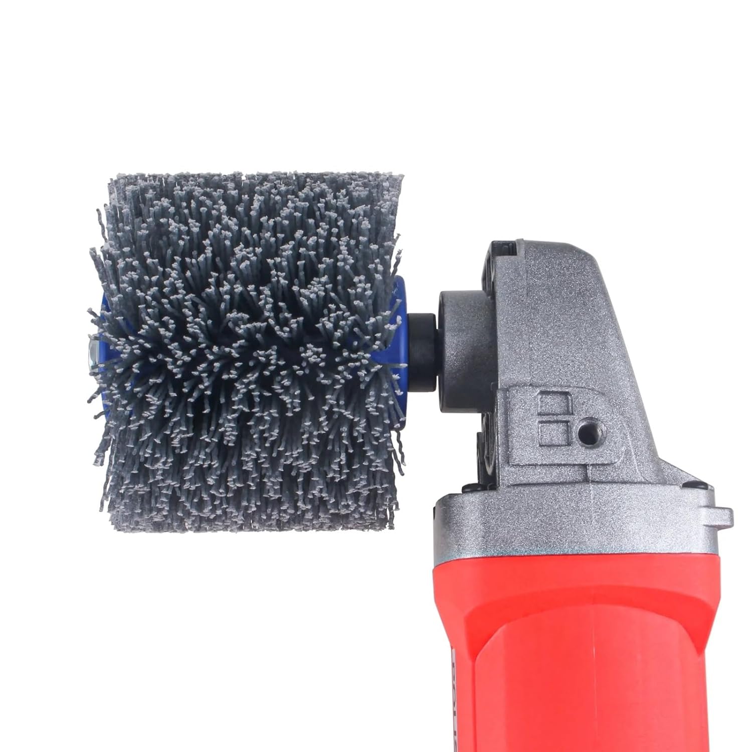 1PCS Abrasive Wheel Abrasive Wire Drum Polishing Wheel Brushes Deburring Polish Tool for Furniture Wood Angle Grinder Adapter(240 Grit)