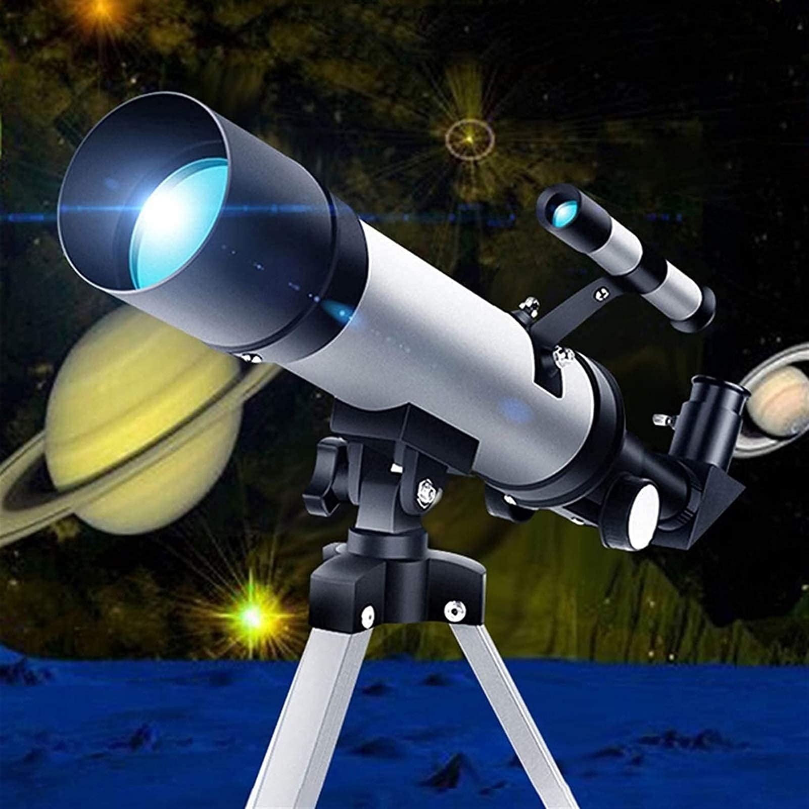 Yot Telescopio Astronómico Telescopio Reflector para Niños Telescopio De Viaje con Trípode para Observar La Luna