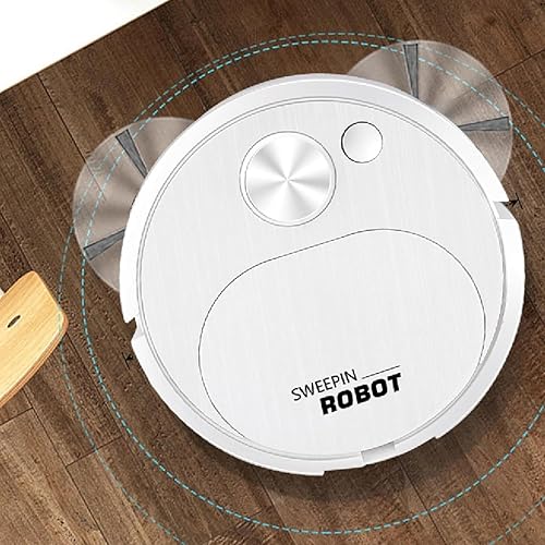 Miniatura 6 de Robot aspirador, función avanzada para evitar obstáculos de la fregona robot de vacío, diseño de robot aspirador, muy adecuado para suelos duros,