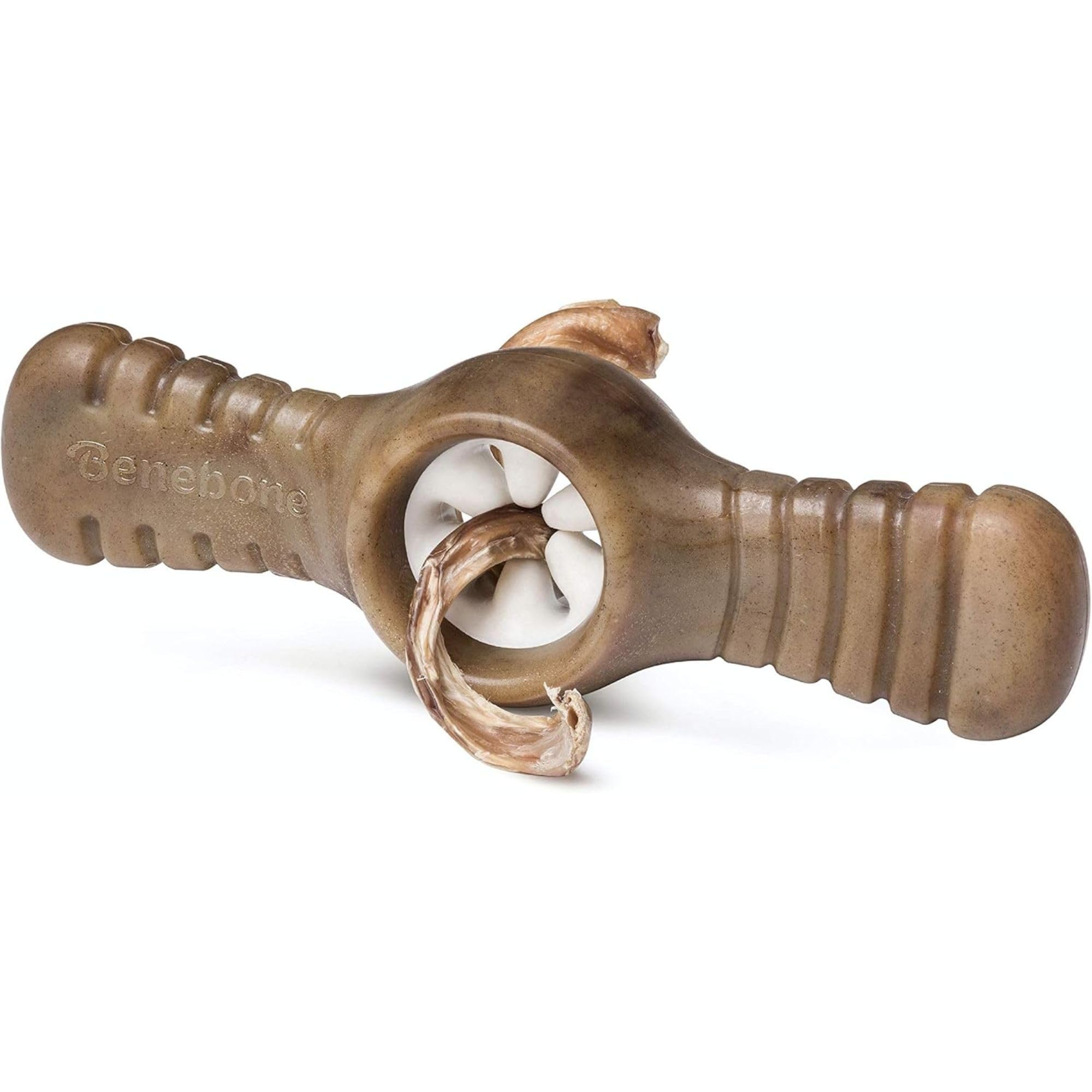 BeneboneIndestructible Interactive Pawplexer Dog Chew Toy for Aggressive Chewers, Long Lasting Tough Boredom Breaker for Dogs, Real Bacon Flavour, For Medium Dogs, Made in the USA.