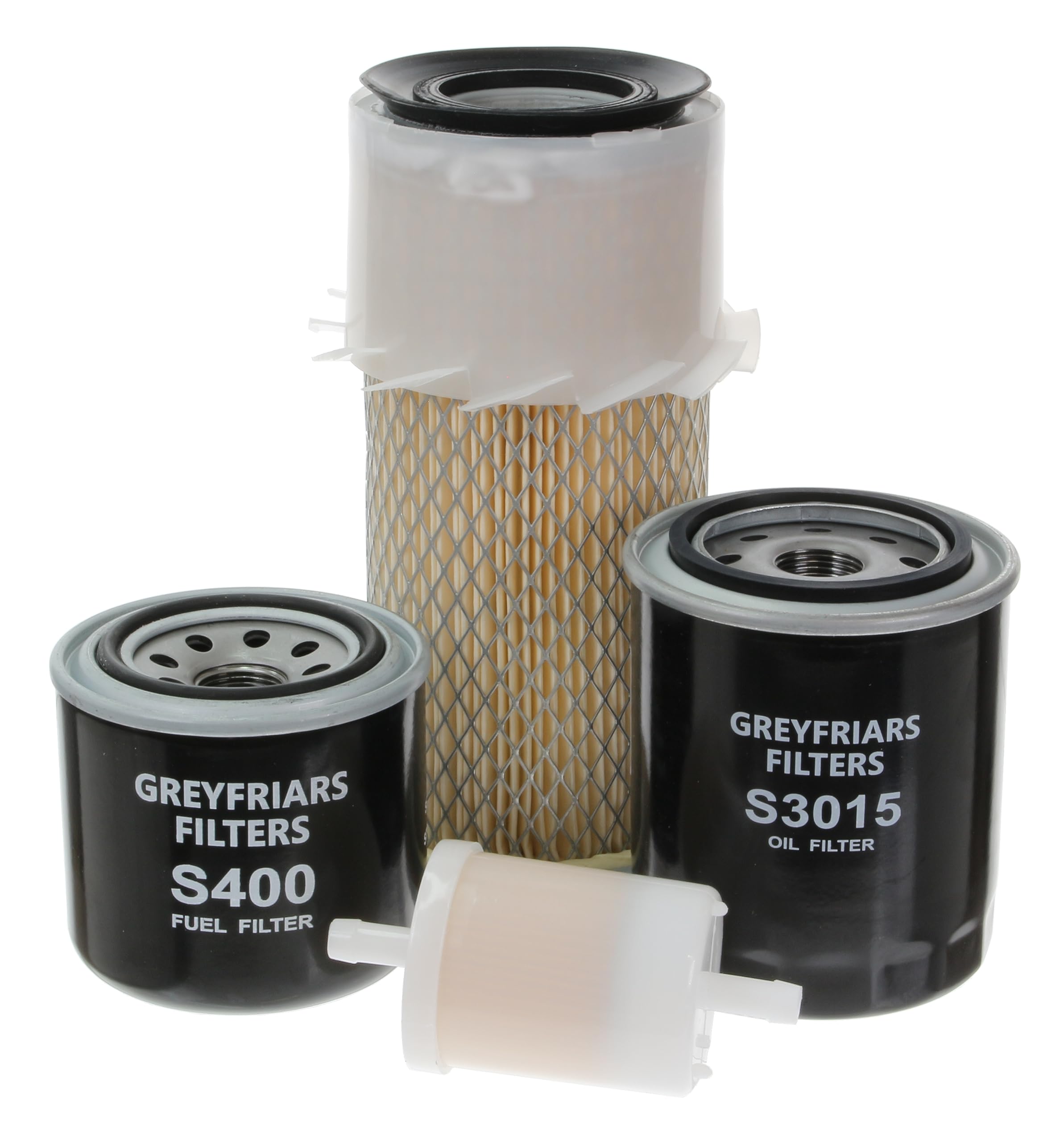 Greyfriars Filters Filter Service Kit Replacement for Kubota KX41, KX61 Air Oil Fuel (Kubota D1105 Engine)