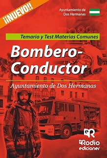 Bombero Conductor del Ayuntamiento de Dos Hermanas. Temarios y Test. Materias comunes