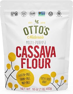 Otto's Naturals Cassava Flour 1 lb - Gluten-Free Grain-Free Paleo AIP 1:1 Wheat Flour Substitute Non-GMO