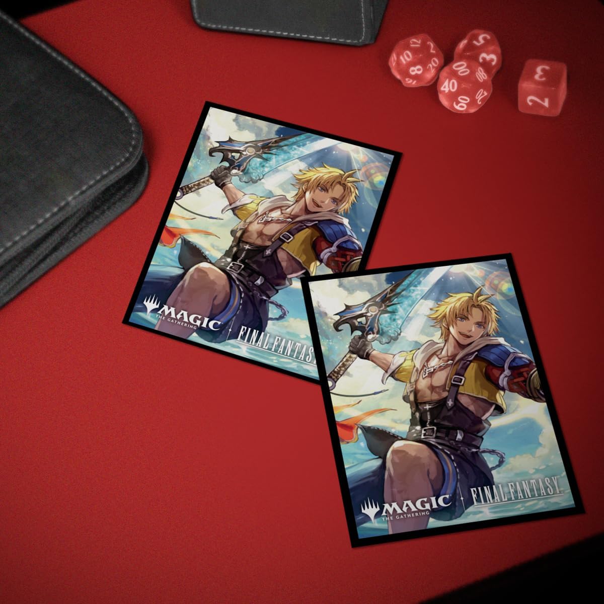 Ultra PRO - Final Fantasy x Universes Beyond Tidus (Commander) 100ct Deck Protector Sleeves for Magic: The Gathering | Trading Card Accessories, Collectible Card Game Gear, Final Fantasy Collectibles
