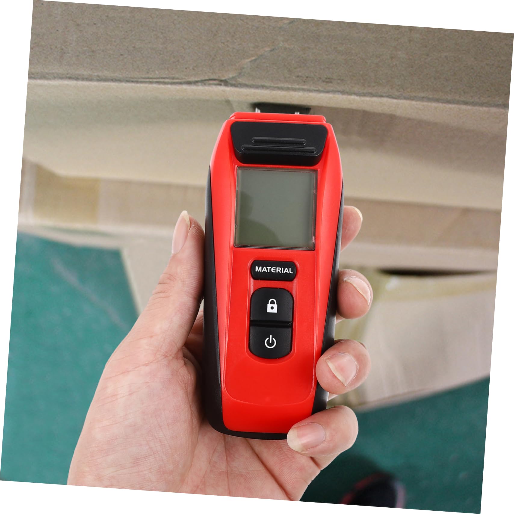 Medidor de Humedad de Madera G110 9v Dc, Rojo, Plástico