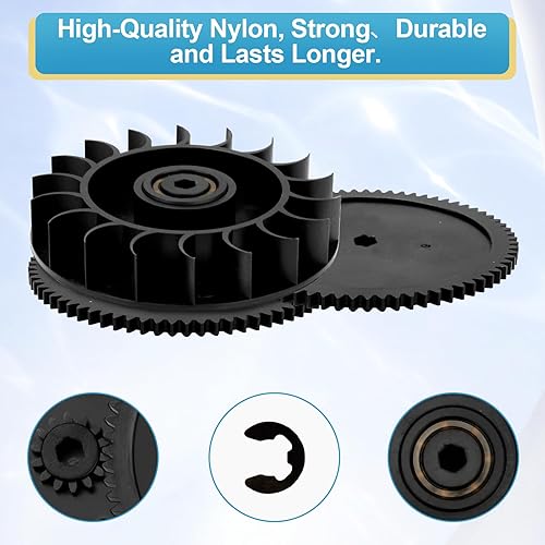 Miniatura 4 de Rodamiento de turbina de piscina 9-100-1132 Pieza de repuesto para kit de engranajes de tren de transmisión Polaris, kit de reparación de