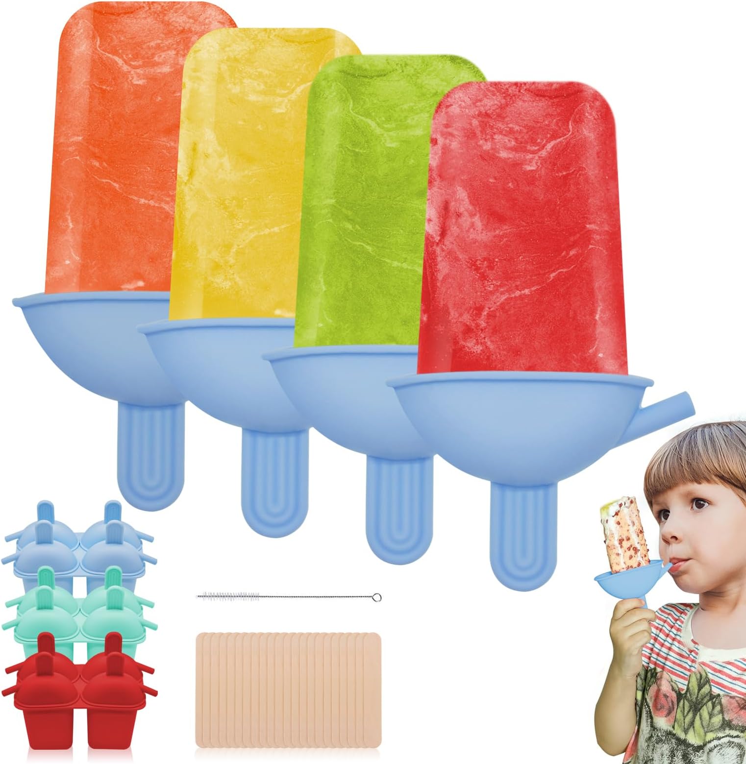 Silicone Popsicle Holder, Popsicle Mold With No Drip Drop
