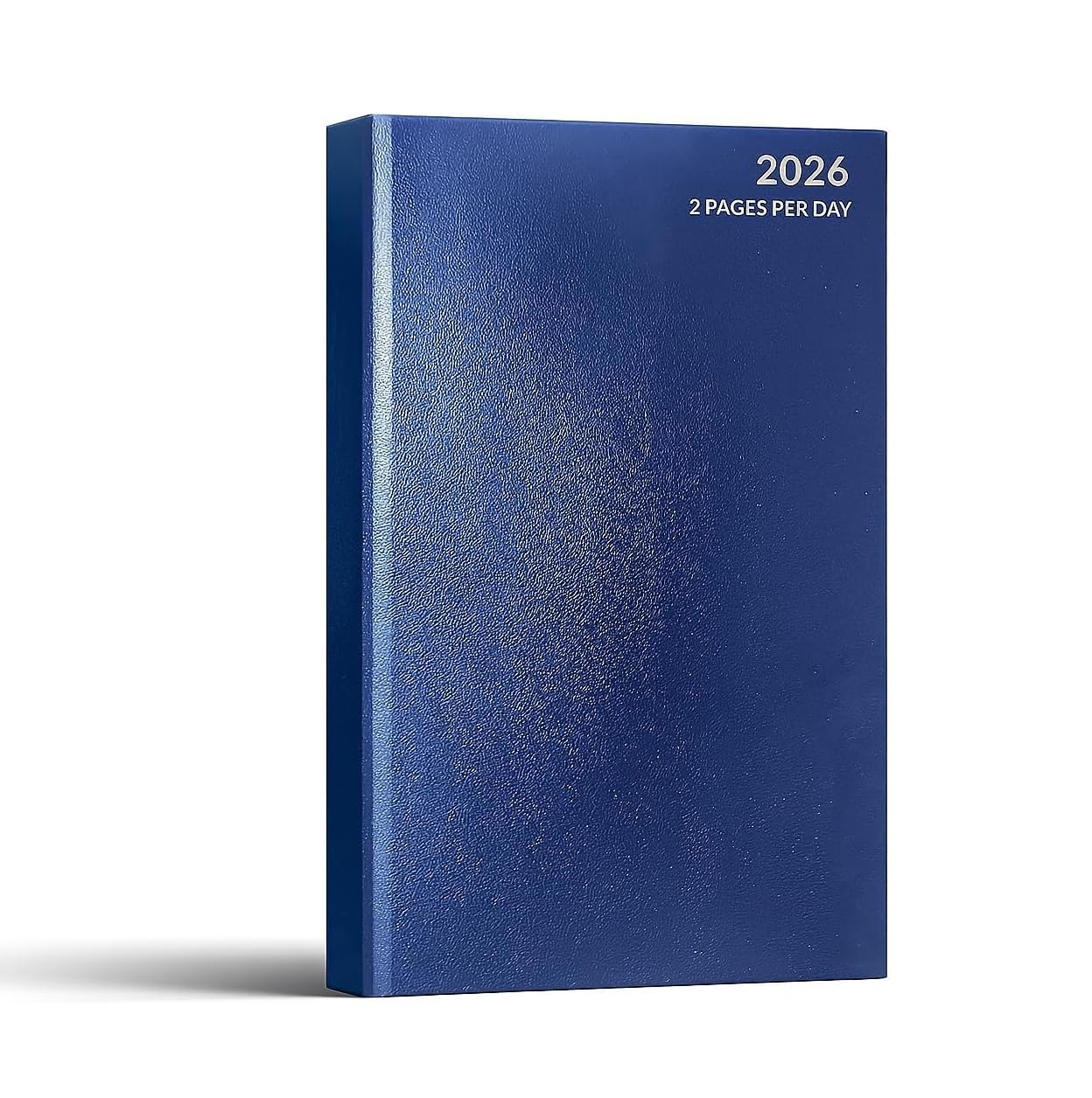 – A4 two pages per day 2026 hardback desk diary restaurant planner (Blue)