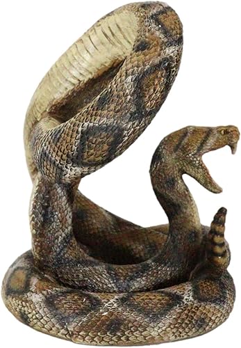 Miniatura 5 de Ebros Gift Rústico occidental en espiral Diamondback serpiente de cascabel doble titular de botellas de vino 8.5 pulgadas H Figurine Wild West