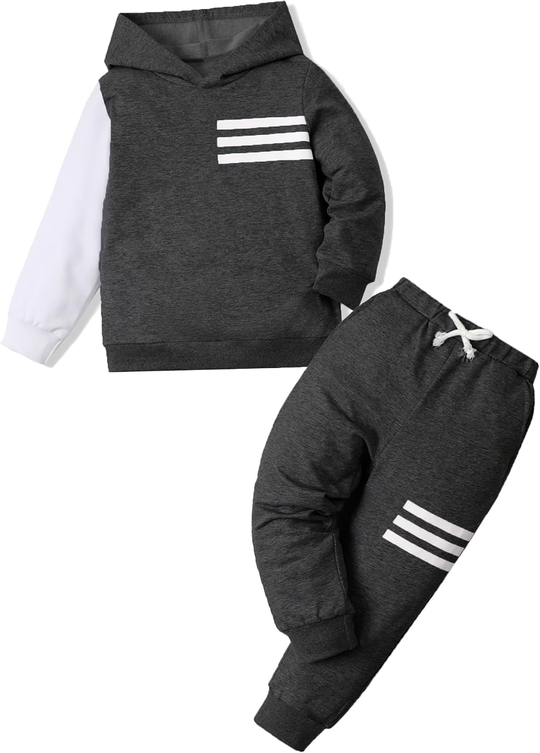 Toddler Boy Clothes Long Sleeve Hoodie Sweatsuits Tops and Pants 2Pcs Boys Fall Winter Outfits Set