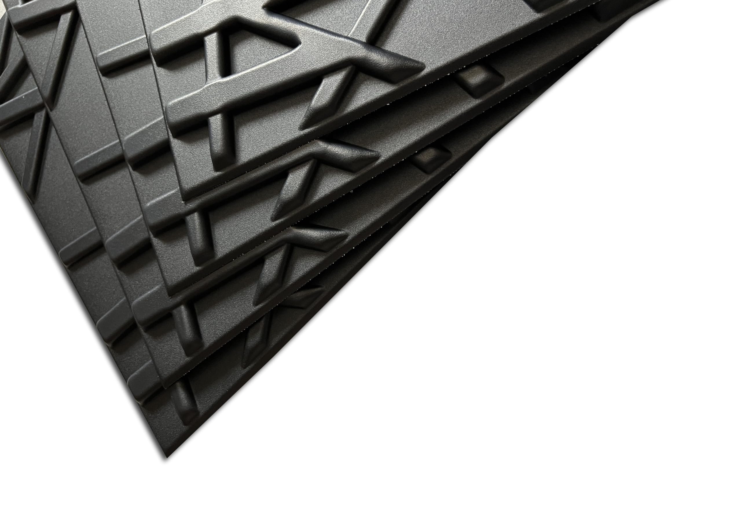 DECCART - Pannelli Decorativi Per Pareti 3D - Pannelli Murali - Pannello Decorativo Parete - Polistirolo PSE - 50x50 cm Line, Nero,5m2
